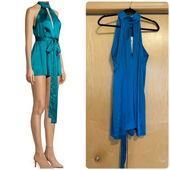 AlexisAlexis Rayelynn Silk Tie-Waist Romper - Picture 2 of 11